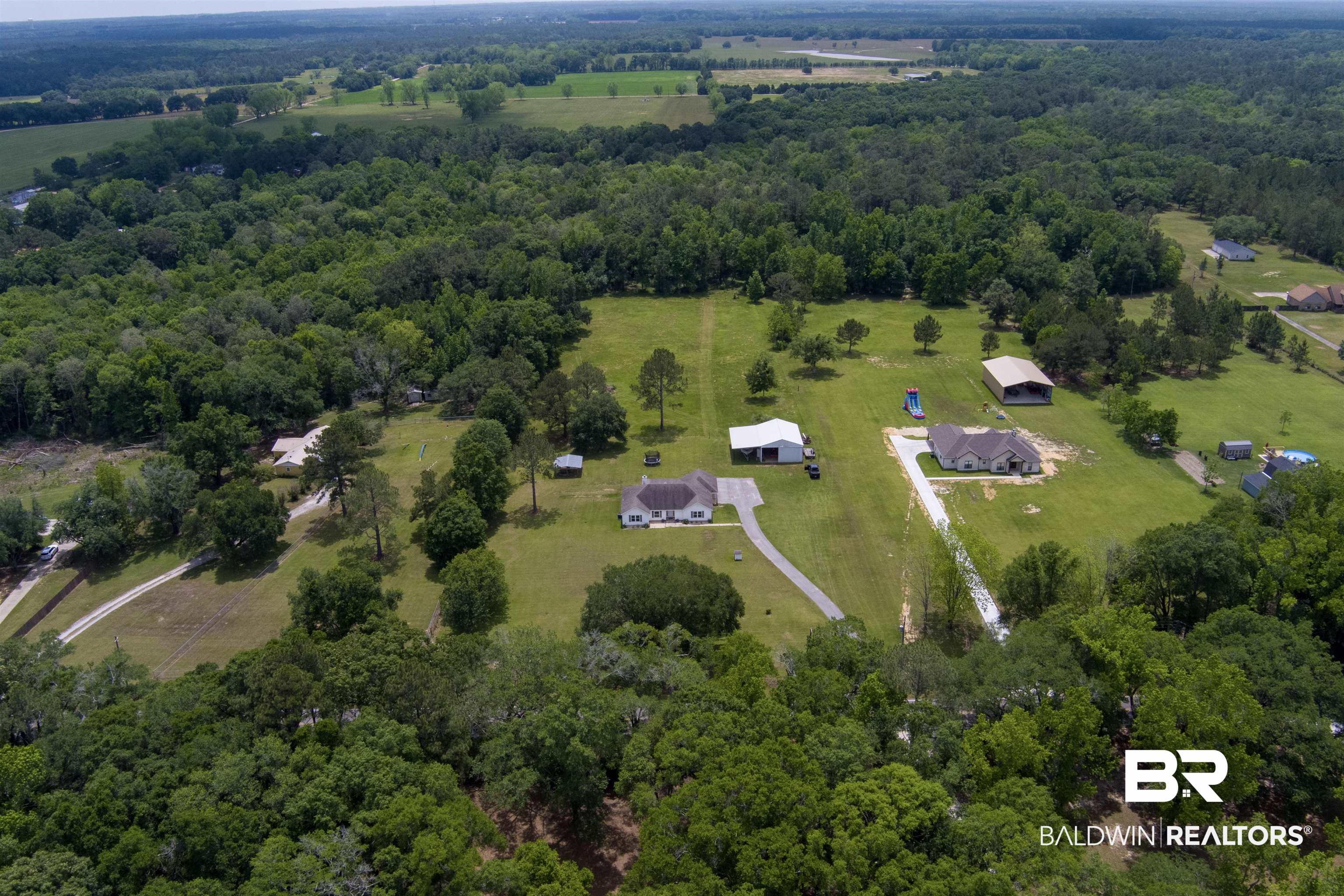 13925 Fort Lake Road Grand Bay, AL 36541 - Photo 27 of 37 Bird's eye view featuring a wooded view