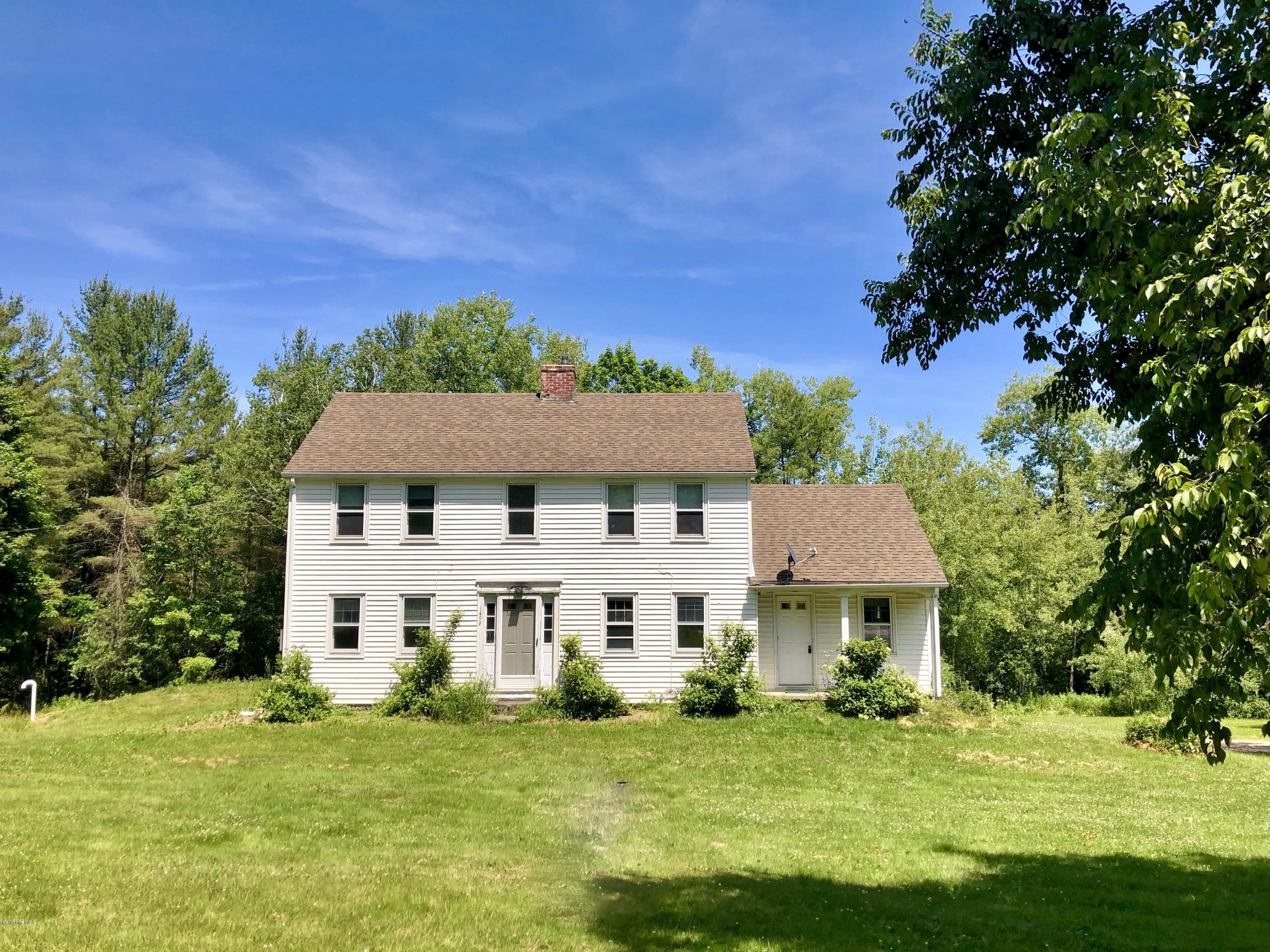 1499 State Road Richmond, MA 01254 - Photo 16 of 25 a view of a house with a big yard