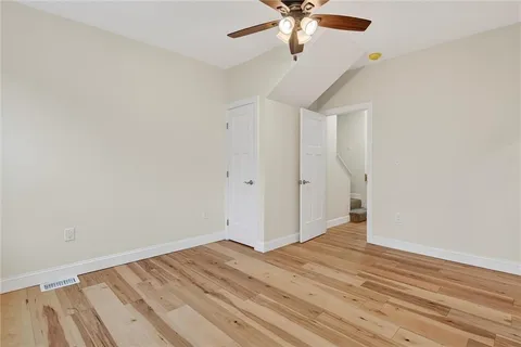 wooden floor in an empty room