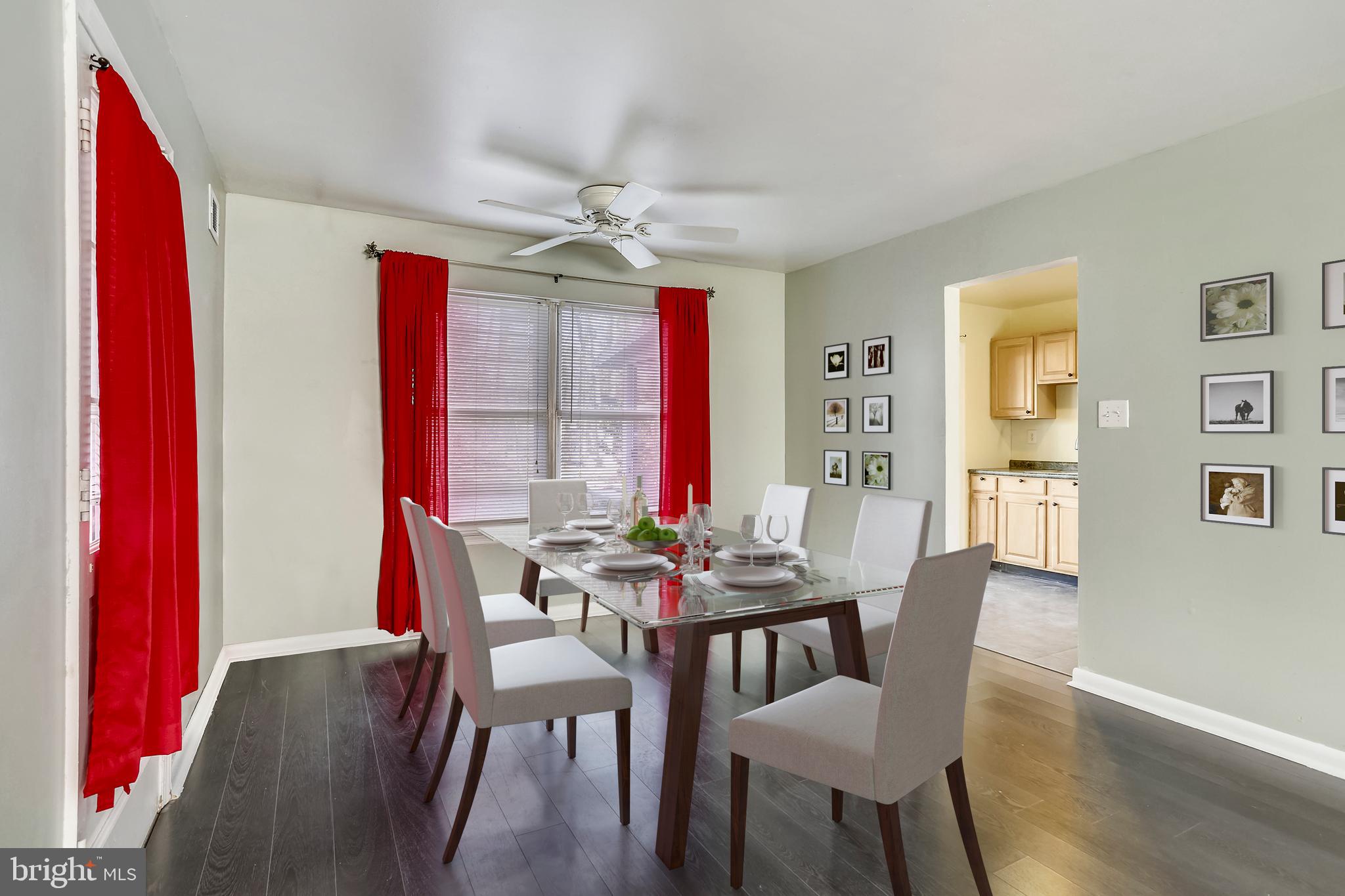 Dining Area Virtually Staged