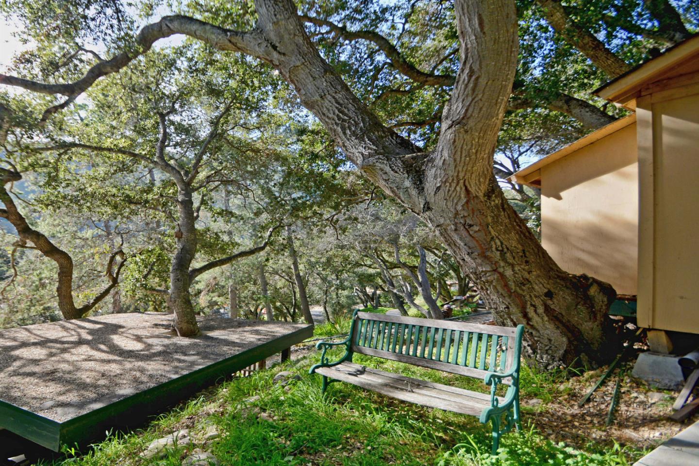55 Paso Cresta Carmel Valley, CA 93924 - Photo 25 of 26 a view of a bench in a garden