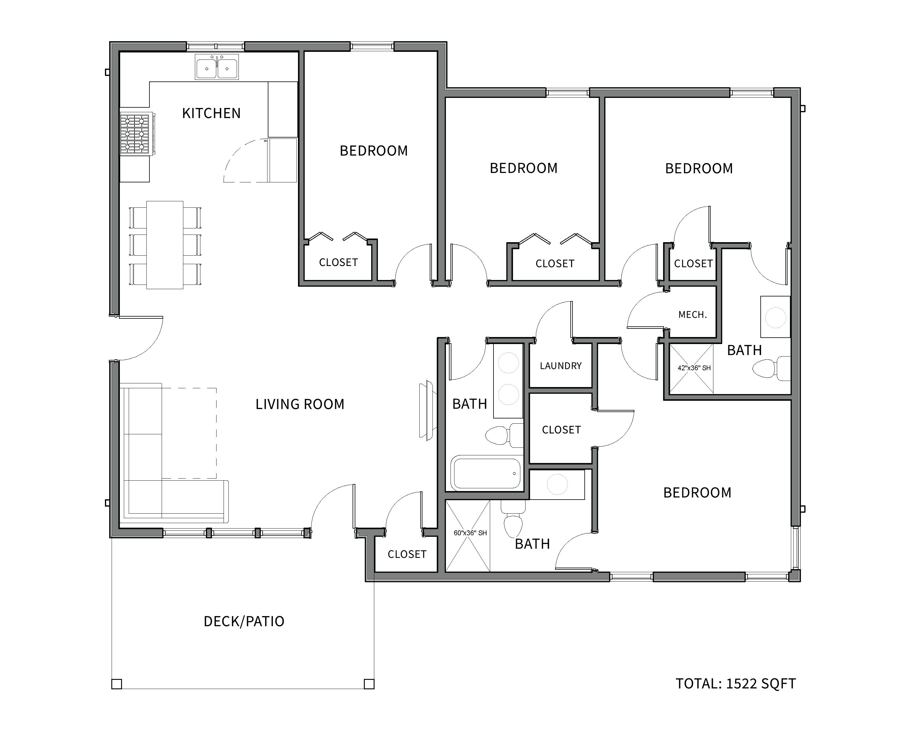12 Cocobolo Drive, Unit 25 Reeds Spring, MO 65737 - Photo 36 of 47 4 Bedroom Plan