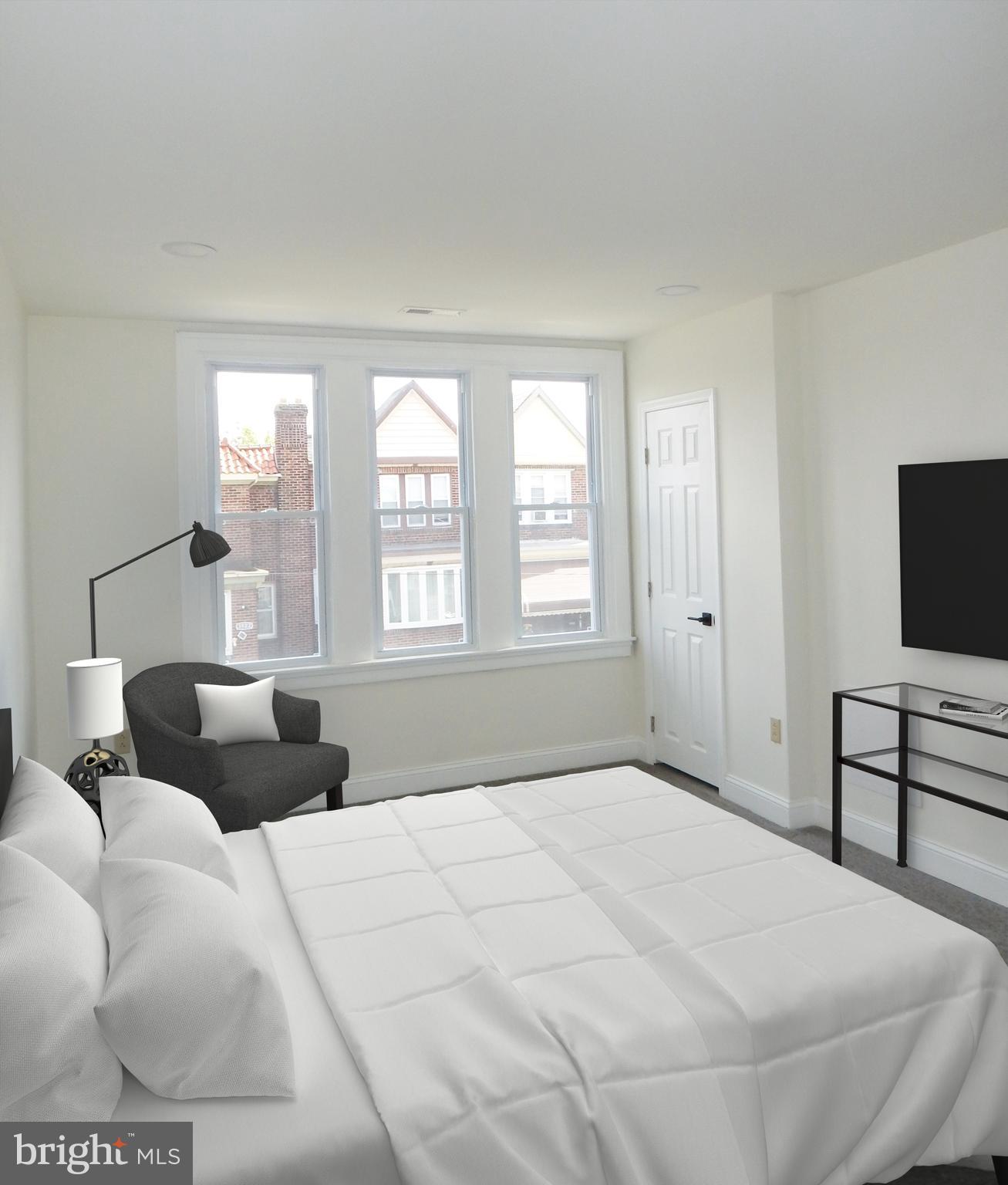 1923 Ashley Road Philadelphia, PA 19138 - Photo 12 of 23 Main Bedroom Virtually Staged