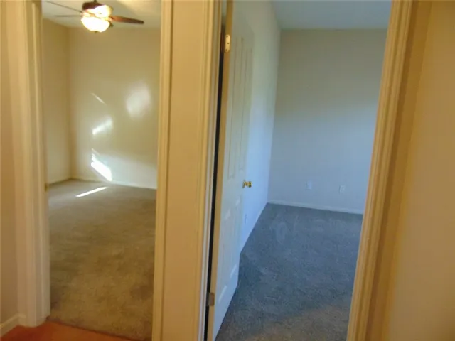 a view of a bathroom from a bathroom