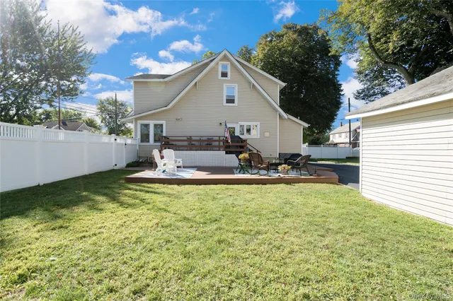 a house view with a garden space