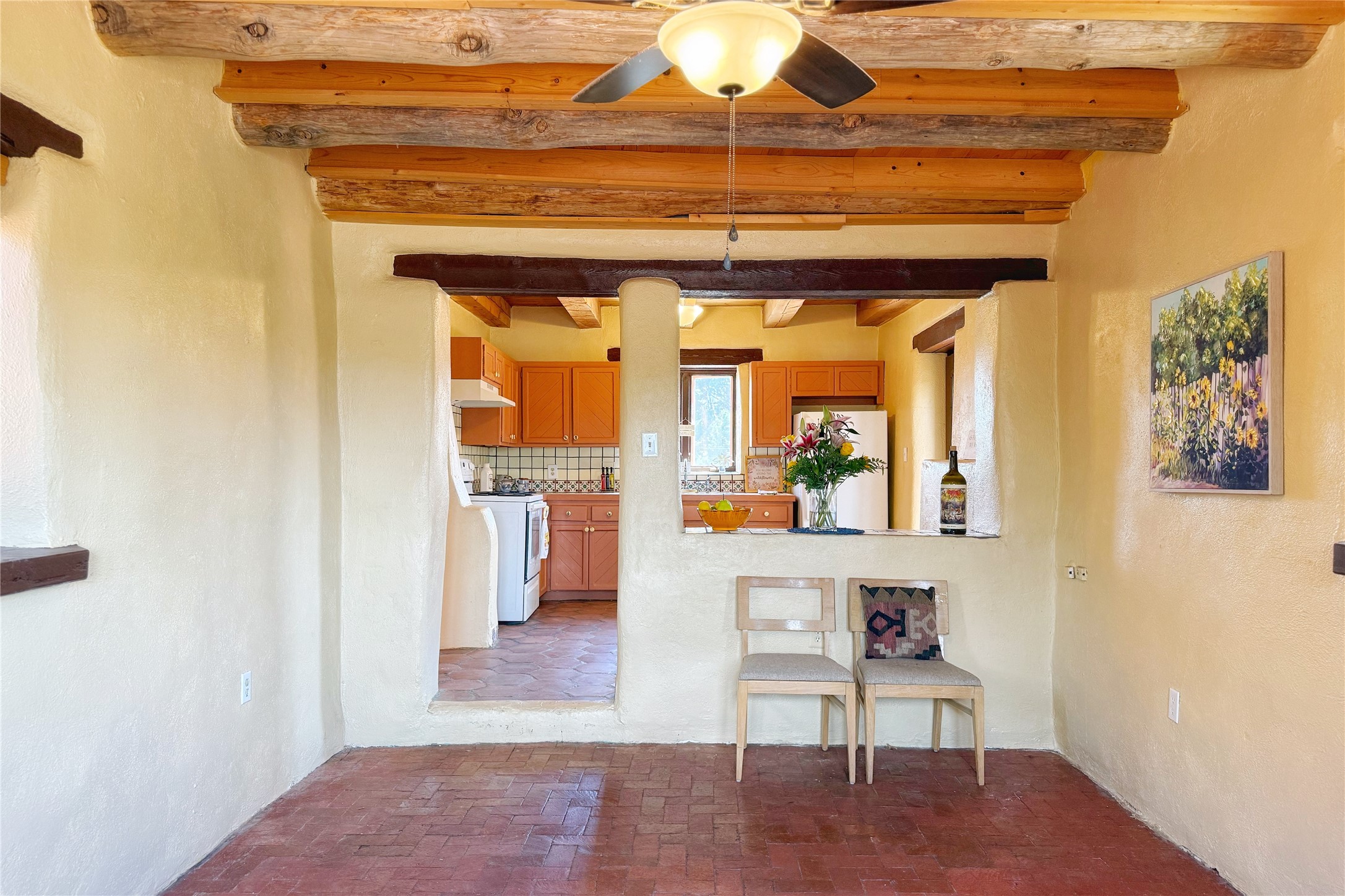 54 Rons Road Santa Fe, NM 87508 - Photo 69 of 99 Guest House view from living room to kitchen