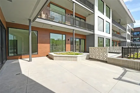 a view of a building with a outdoor space