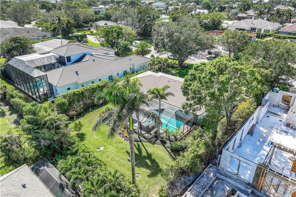 635 Anchor Rode Drive Naples, FL 34103 - Photo 49 of 50 an aerial view of a house with a garden