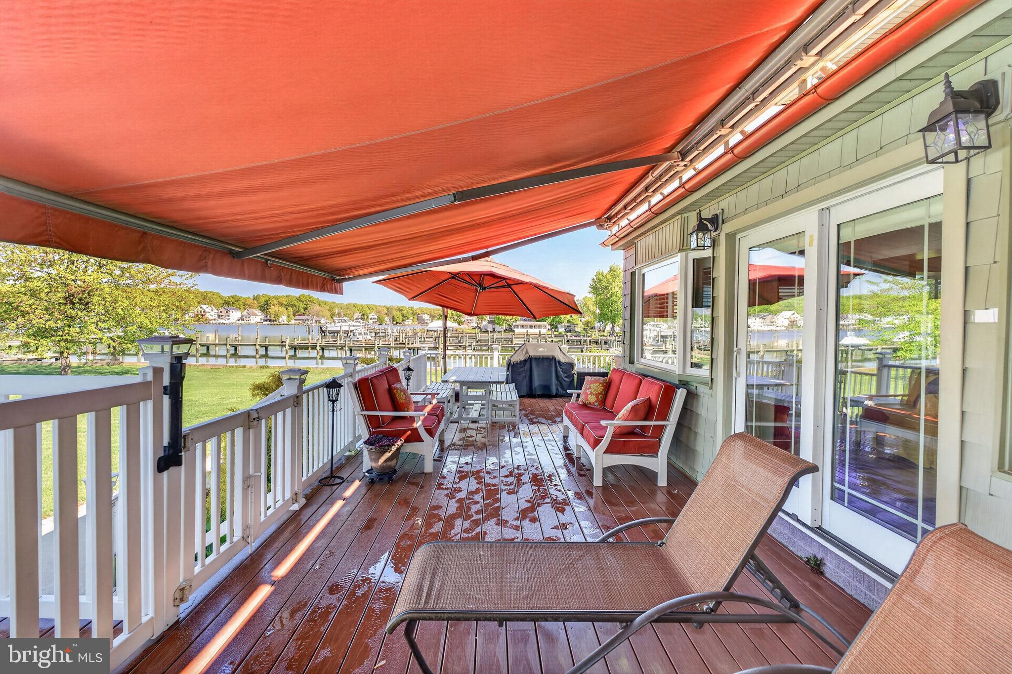 3500 Galloway Road Baltimore, MD 21220 - Photo 13 of 92 Sunny deck with vibrant awnings.