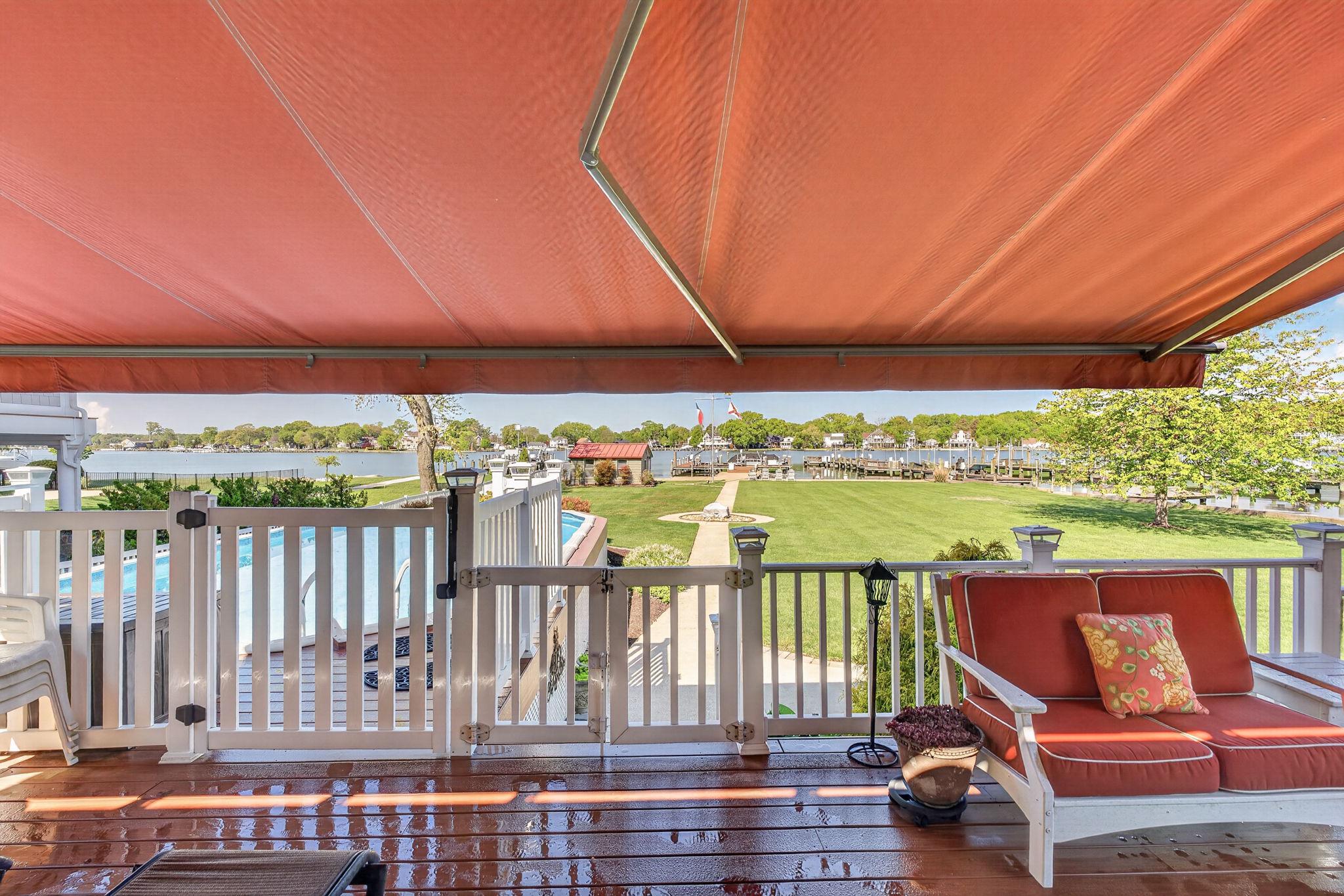 3500 Galloway Road Baltimore, MD 21220 - Photo 14 of 92 Sunny deck with vibrant awnings.