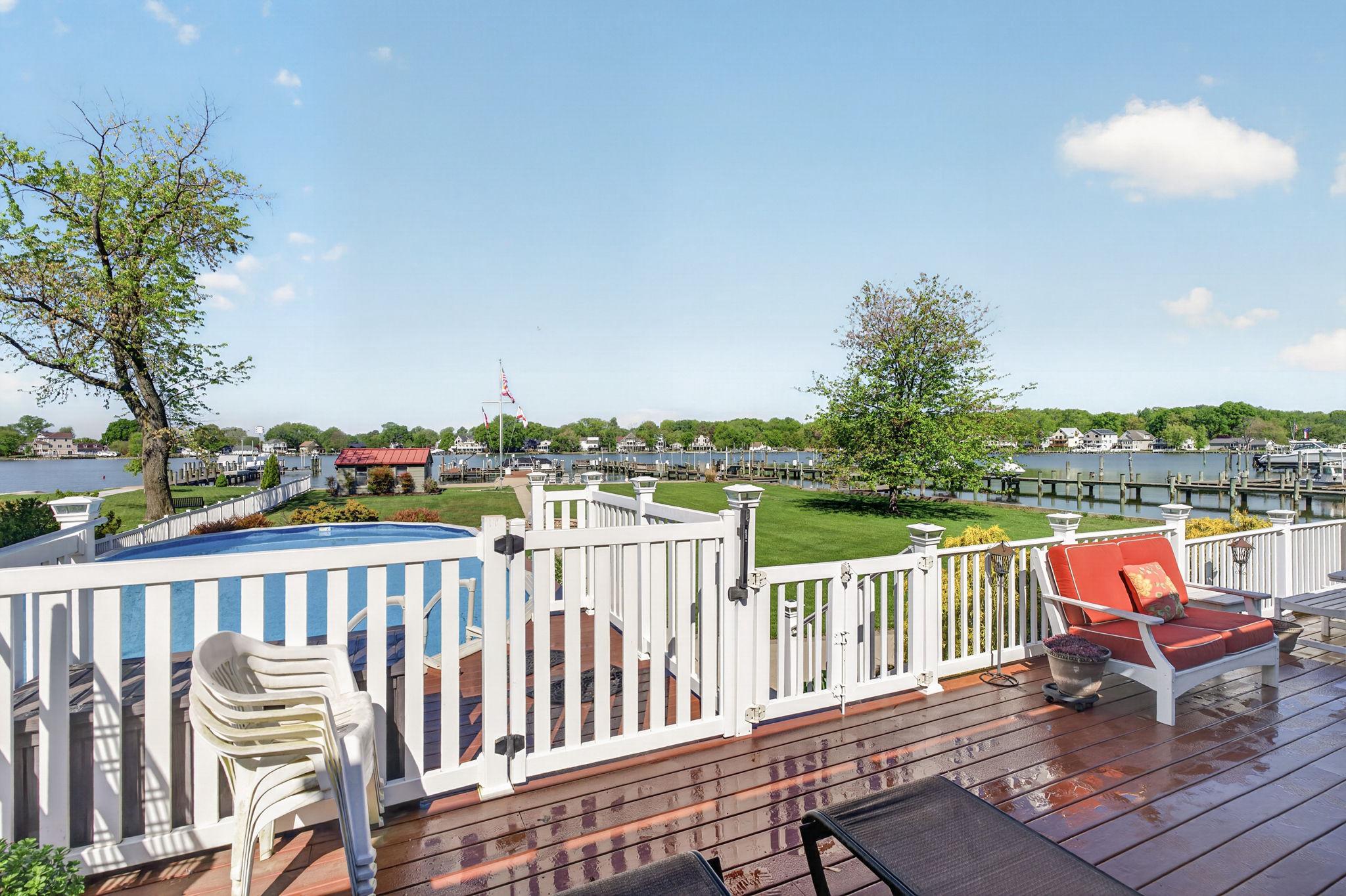 3500 Galloway Road Baltimore, MD 21220 - Photo 16 of 92 Sunny deck with water views.