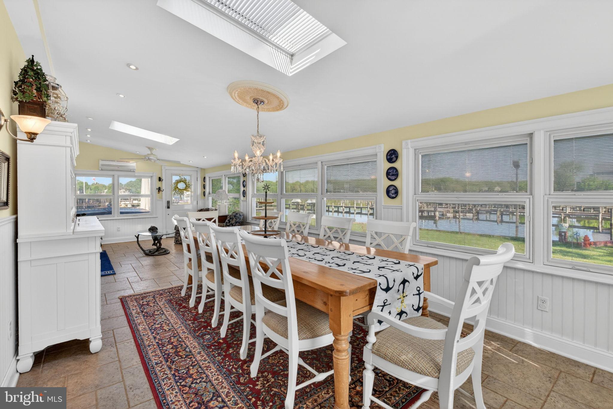 3500 Galloway Road Baltimore, MD 21220 - Photo 39 of 92 Bright sunlit dining space by the water.