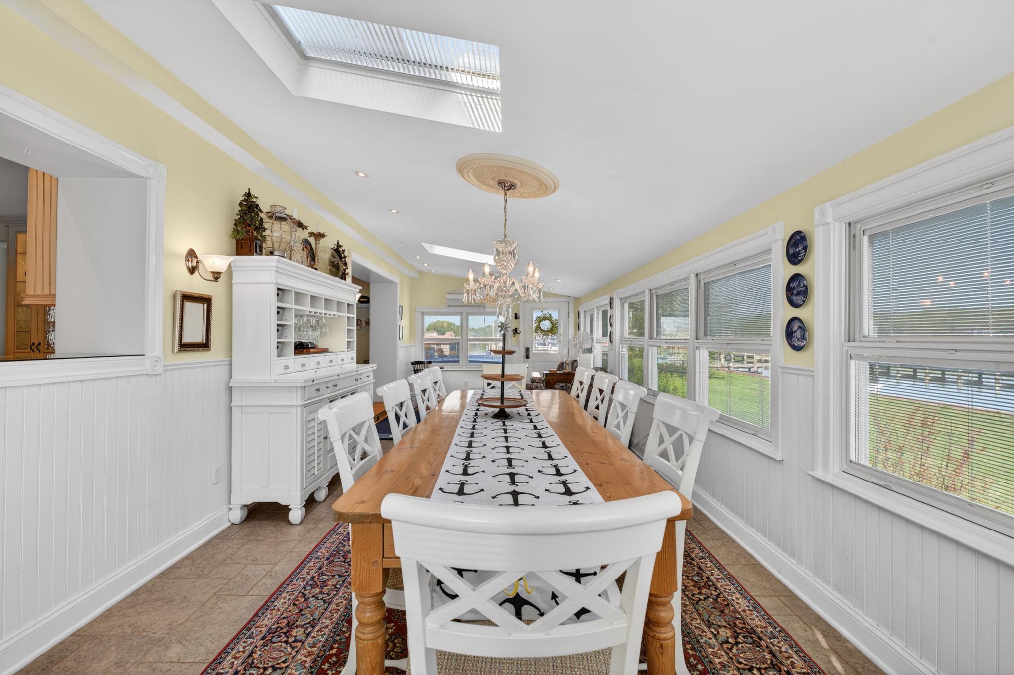 3500 Galloway Road Baltimore, MD 21220 - Photo 40 of 92 Bright sunlit dining space by the water.