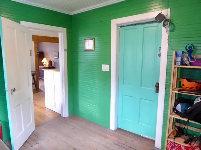 a car parked in front of a house