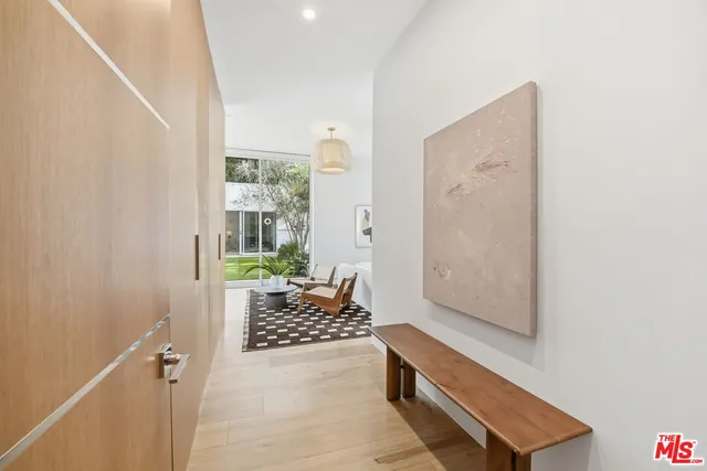 a room with window and furniture