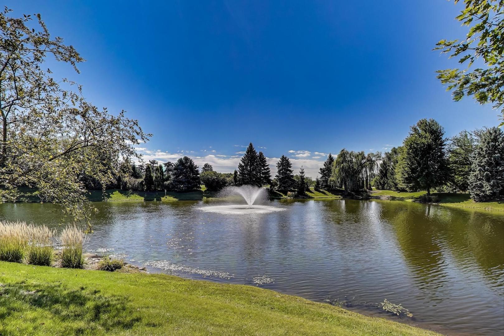 383 Cascade Lane Oswego, IL 60543 - Photo 32 of 35 a view of a lake with houses
