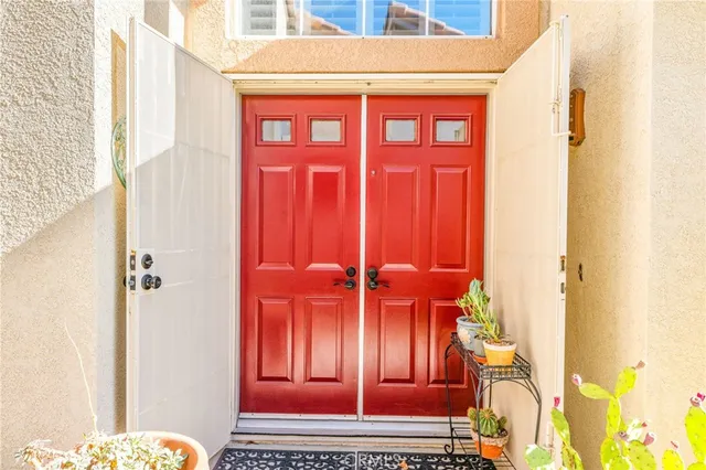 a view of kitchen and dining area with furniture