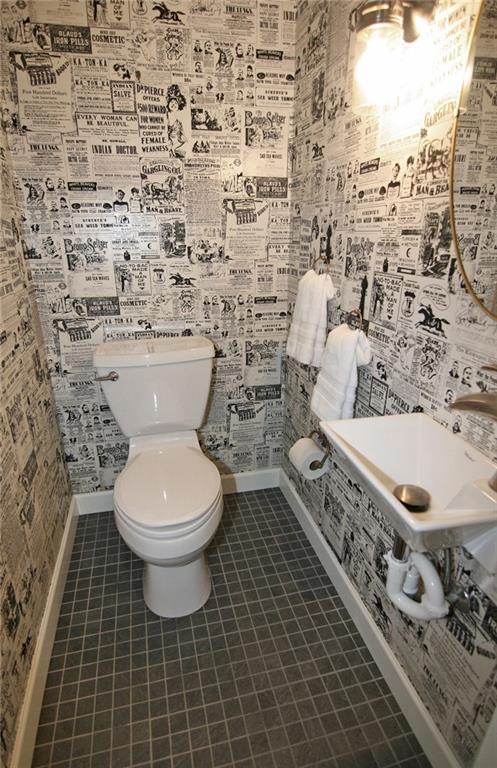 538 Center Church Road Canonsburg, PA 15317 - Photo 23 of 25 Lower level powder room...with built-in reading material ;)