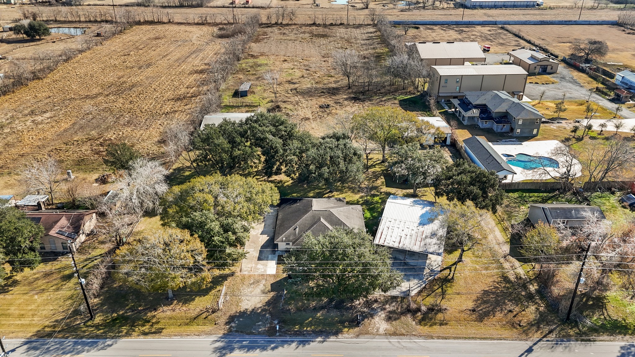 16815 Herridge Road Pearland, TX 77584 - Photo 19 of 19 an aerial view of residential houses with outdoor space
