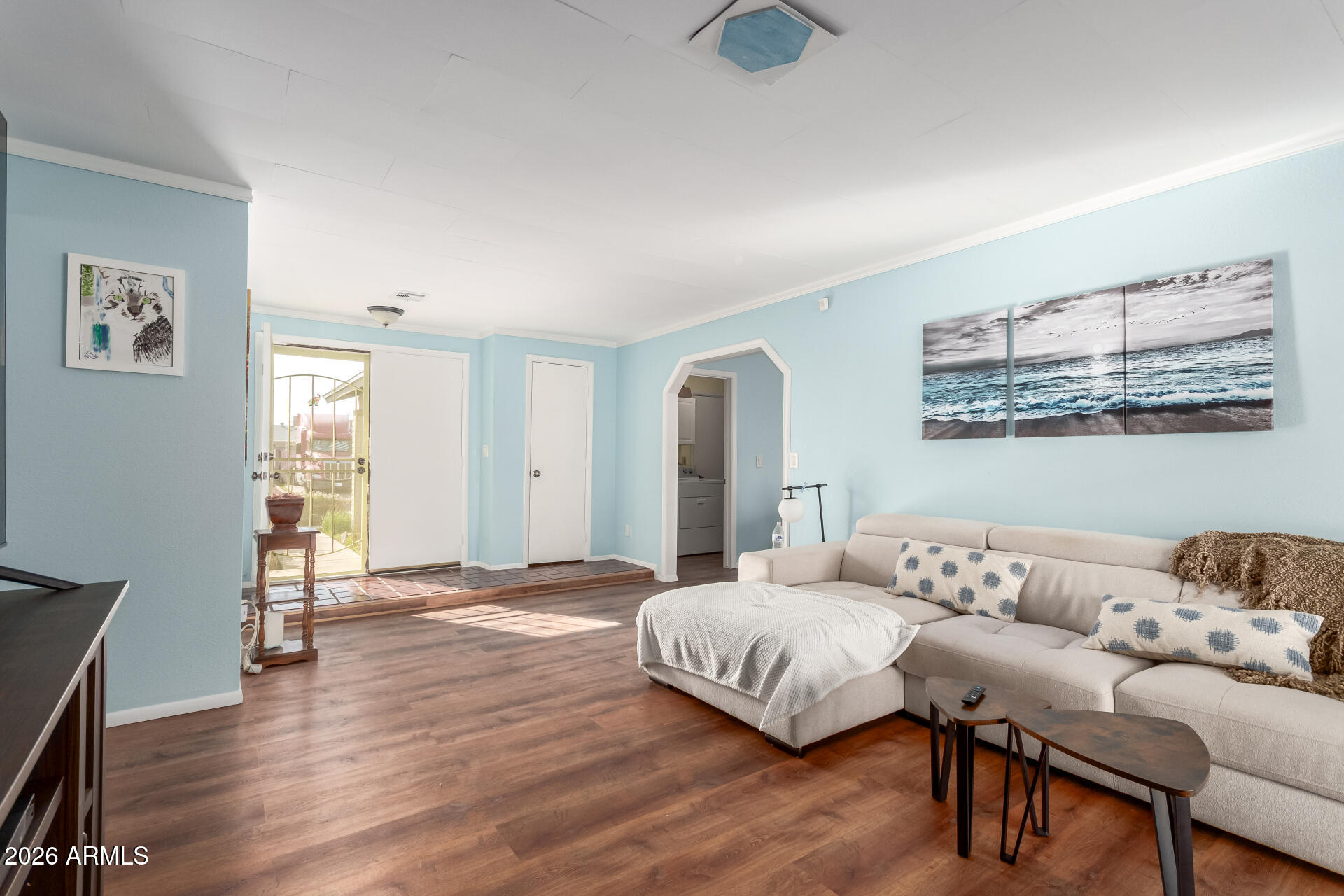4826 West Wagoner Road Glendale, AZ 85308 - Photo 6 of 26 a spacious bedroom with a bed and wooden floor