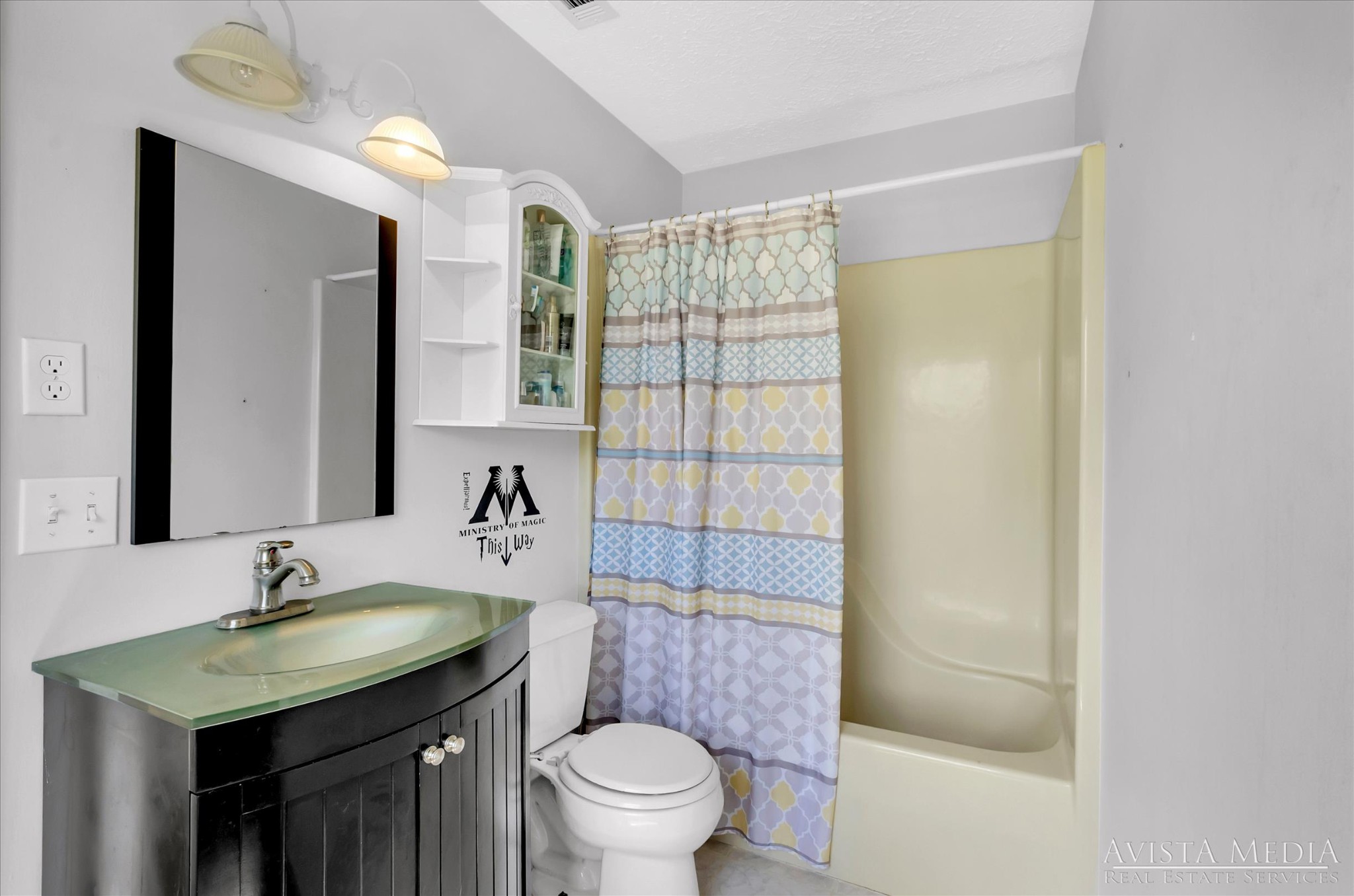 6348 Gum Station Road Springfield, TN 37172 - Photo 10 of 19 a bathroom with a granite countertop sink toilet and shower