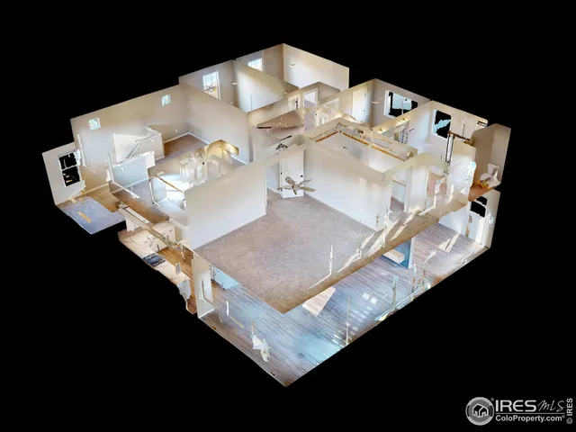 a house view with a garden space