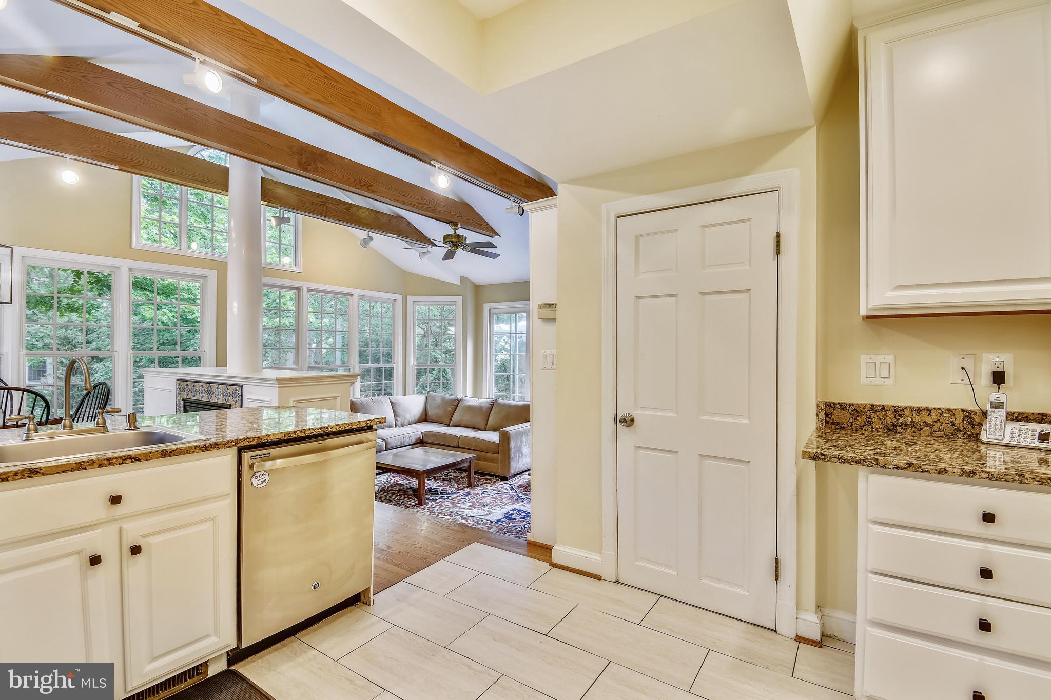 5609 Harwick Road Bethesda, MD 20816 - Photo 9 of 48 Kitchen view toward Family room