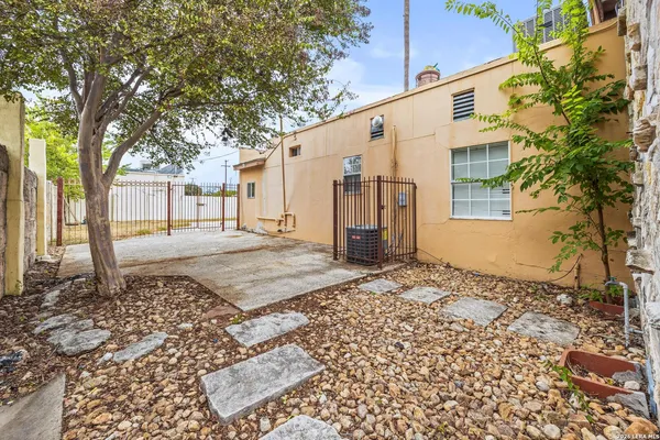 a backyard of a house