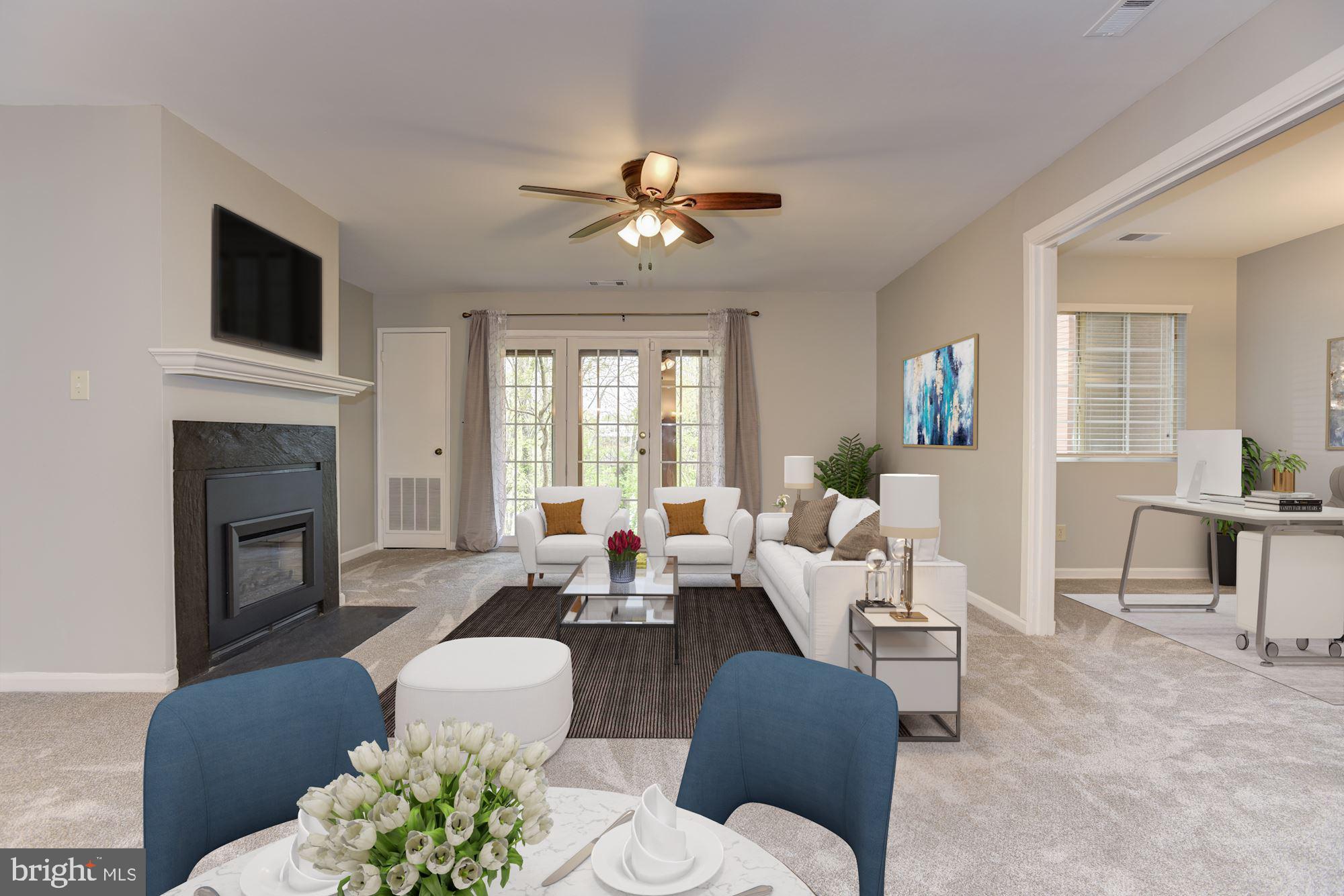 4912 Columbia Road, Unit 2 112 Columbia, MD 21044 - Photo 2 of 24 Dining | Living | Office