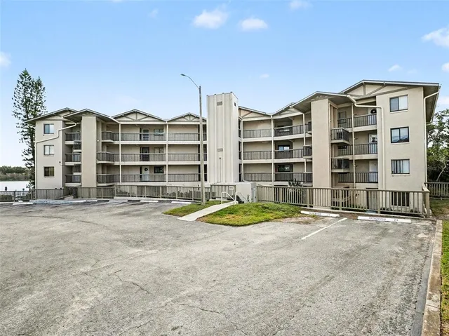 a front view of a building