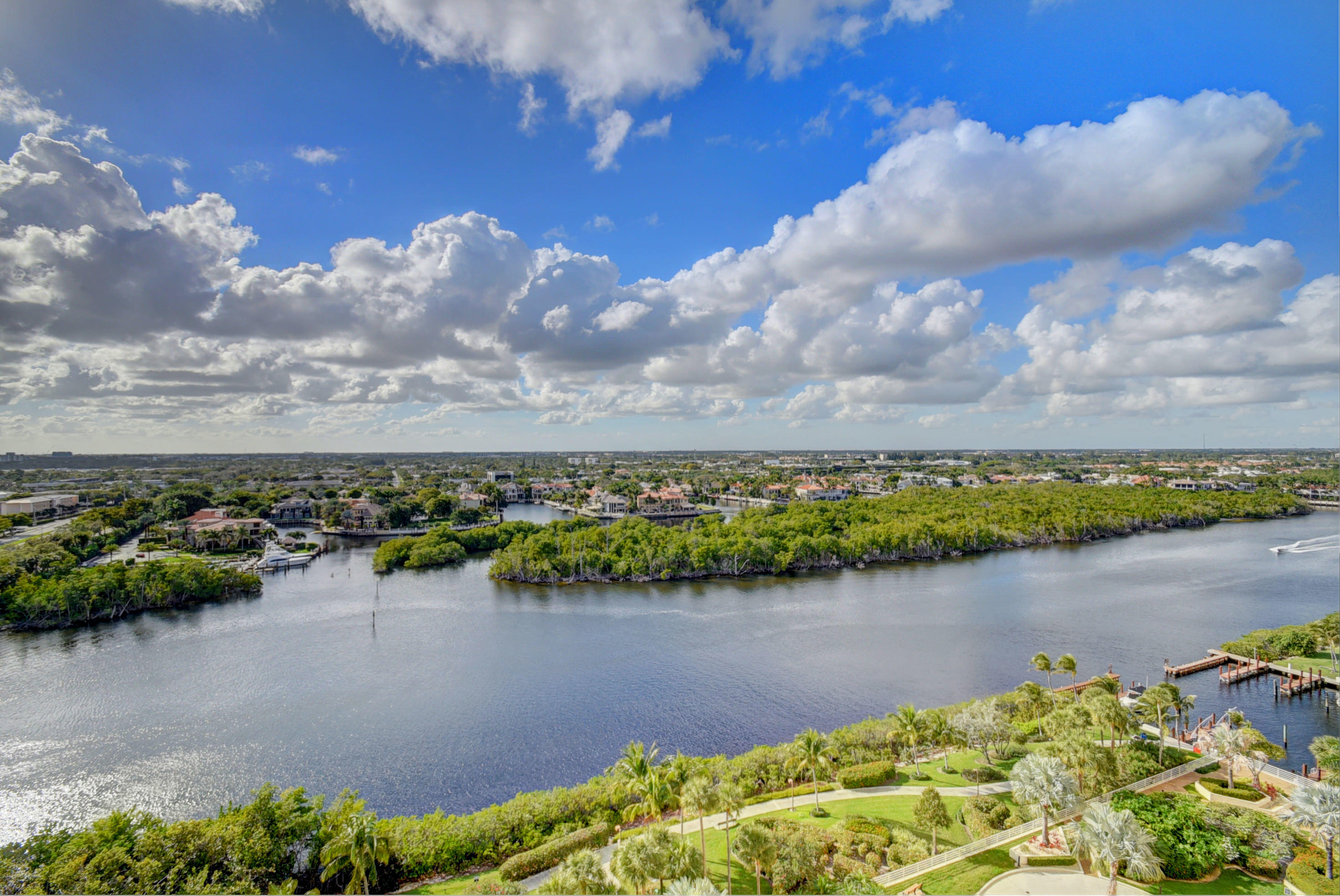 4101 North Ocean Boulevard, Unit 1509 Boca Raton, FL 33431 - Photo 27 of 55 REAR INTRACOASTAL VIEW