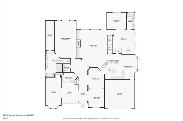 $965,000 | 6640 Bridlewood Way, Suwanee, GA 30024