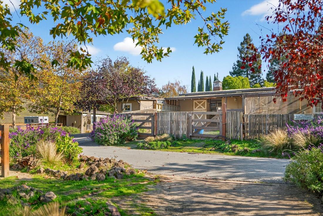 3970 Leavesley Road Gilroy, CA 95020 - Photo 11 of 52 a view of a garden with a pathway