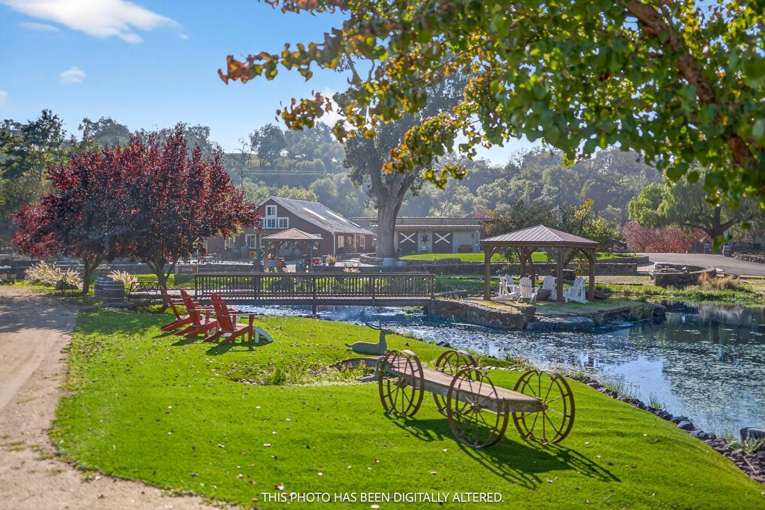 3970 Leavesley Road Gilroy, CA 95020 - Photo 3 of 52 a view of a swimming pool with a bench in a park
