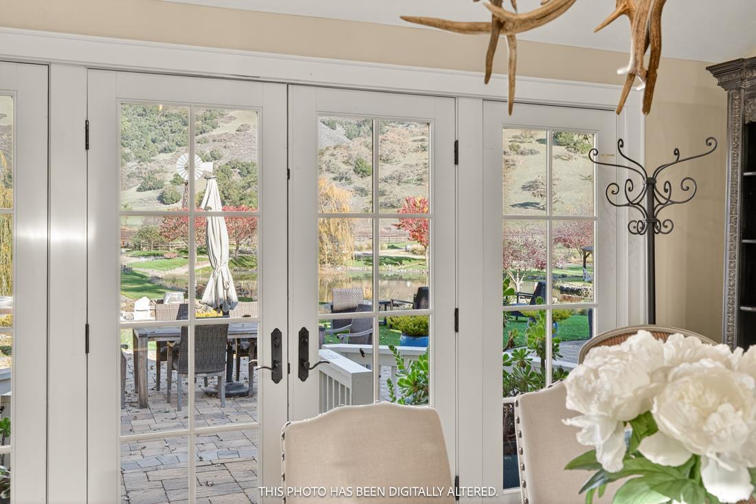 3970 Leavesley Road Gilroy, CA 95020 - Photo 45 of 52 a view of a dining room with furniture window and outside view