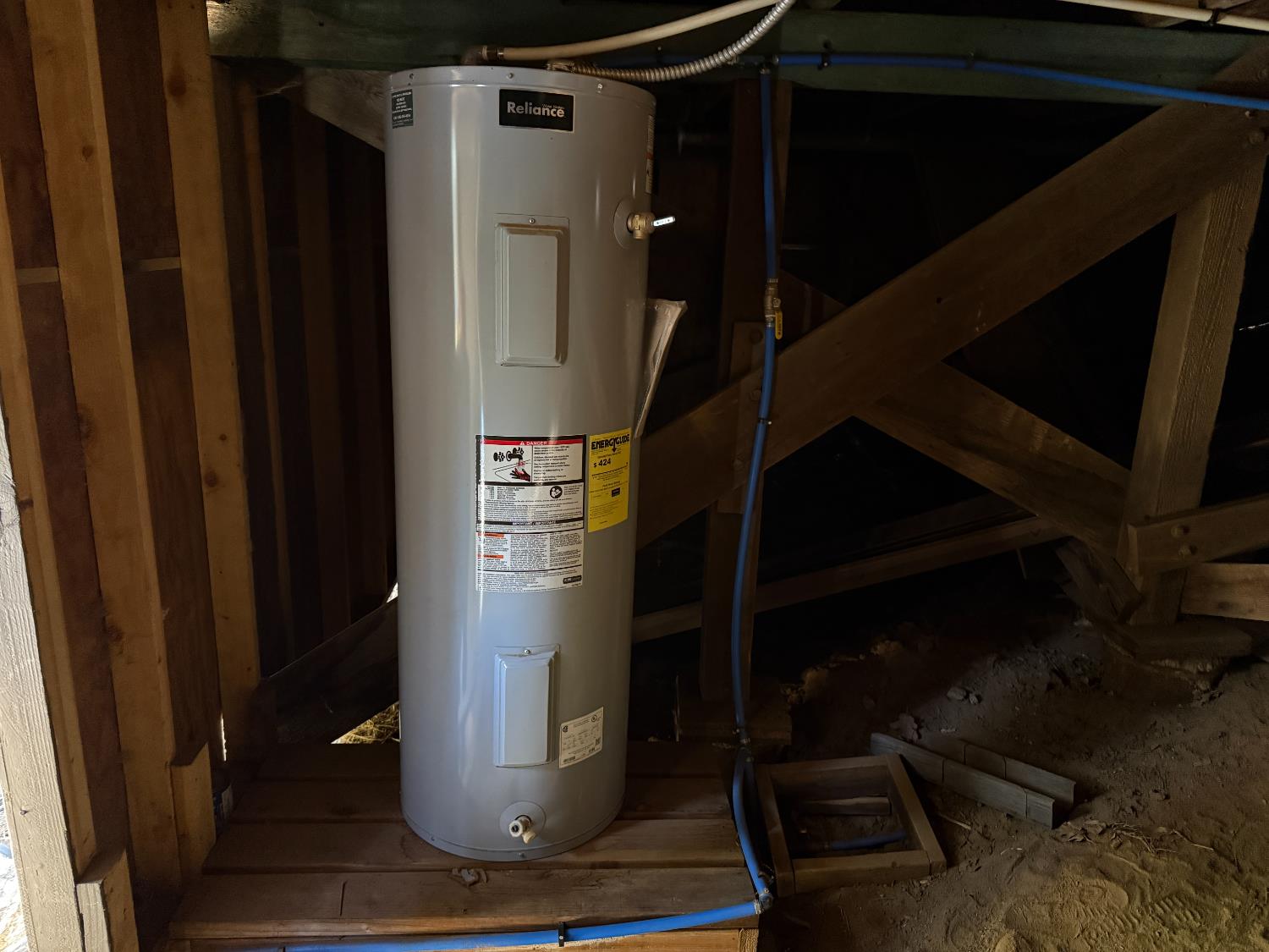 392 Boards Crossing Road Arnold, CA 95223 - Photo 21 of 31 a view of water heater room