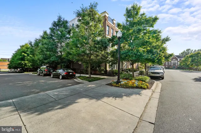 a view of a city street from a building