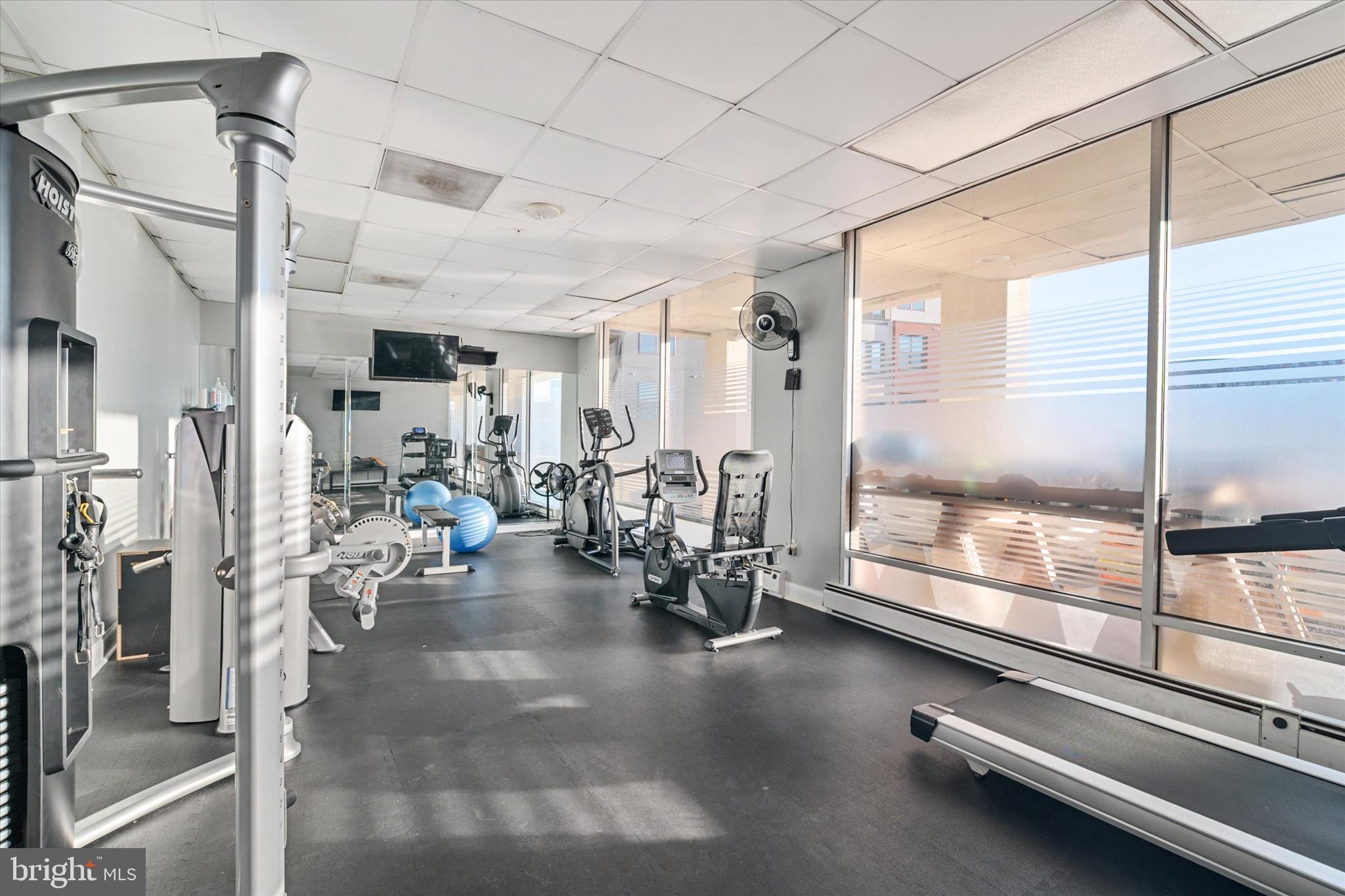 28 Allegheny Avenue, Unit 2710 Towson, MD 21204 - Photo 31 of 40 a view of a room with gym equipment