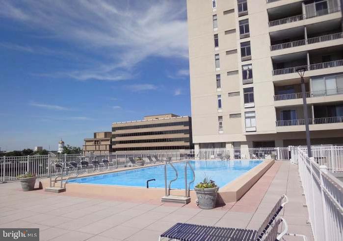 28 Allegheny Avenue, Unit 2710 Towson, MD 21204 - Photo 38 of 40 a view of roof deck with outdoor seating and city view