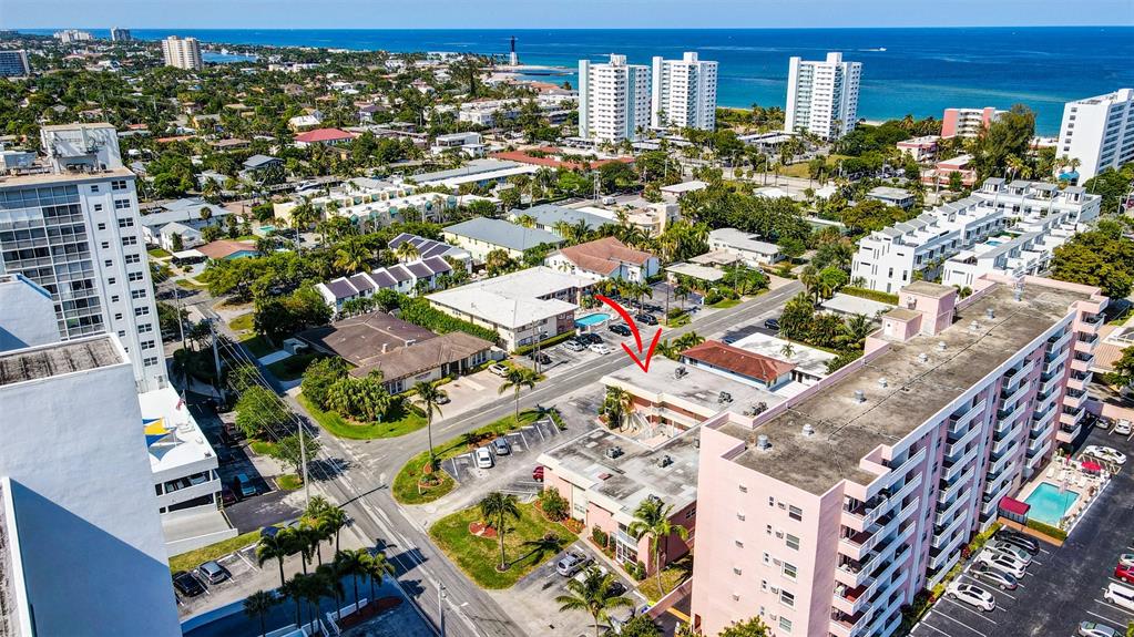 1450 North Riverside Drive, Unit 101 Pompano Beach, FL 33062 - Photo 50 of 52 an aerial view of a city