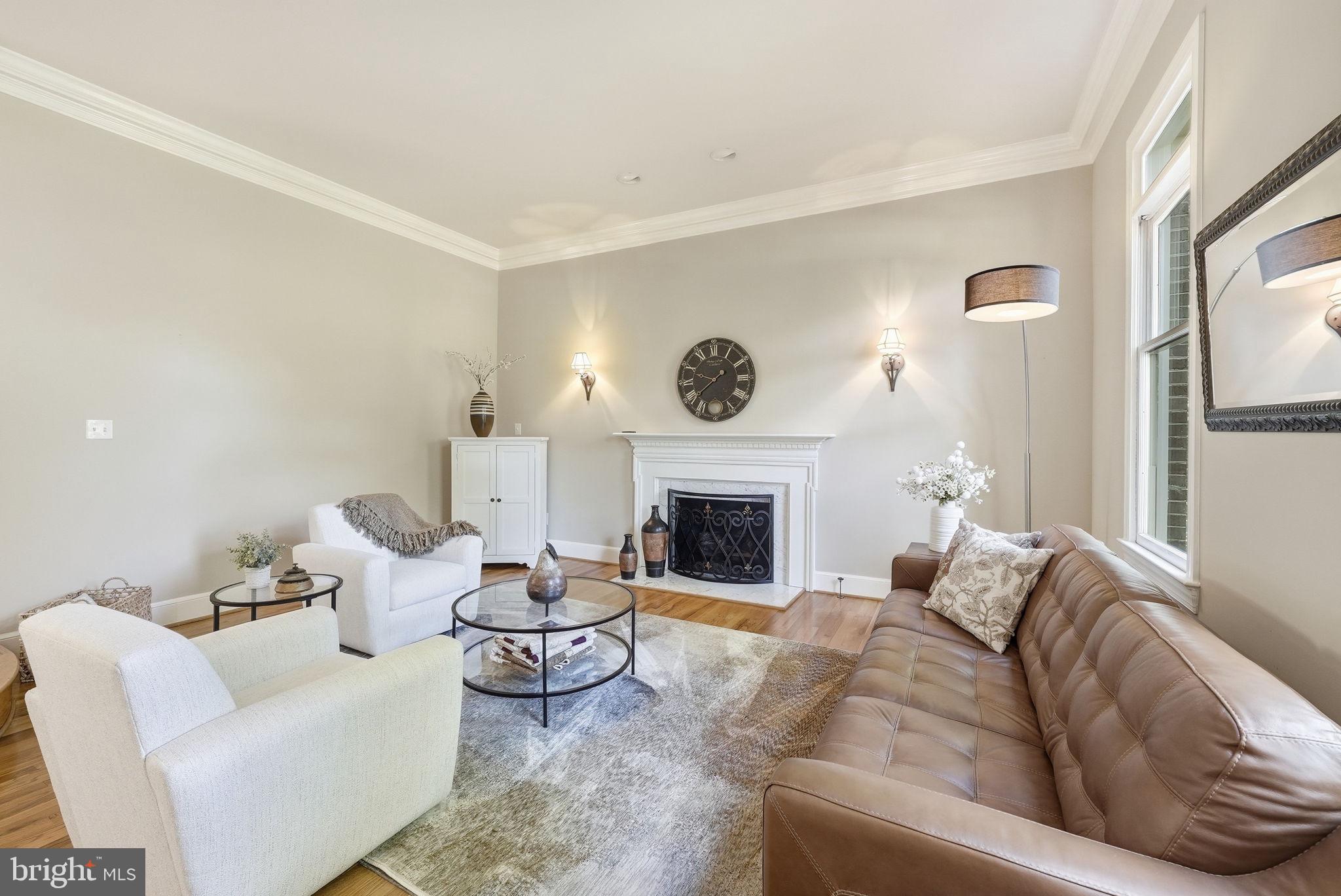 12309 Blair Ridge Road Fairfax, VA 22033 - Photo 25 of 80 FORMA LIVING ROOM WITH GAS FIREPLACE