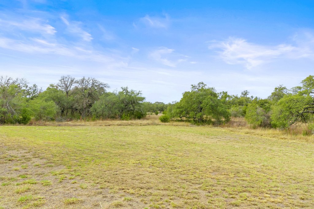232 Crooked Oak Round Mountain, TX 78663 - Photo 34 of 40 View of green lawn with a rural view