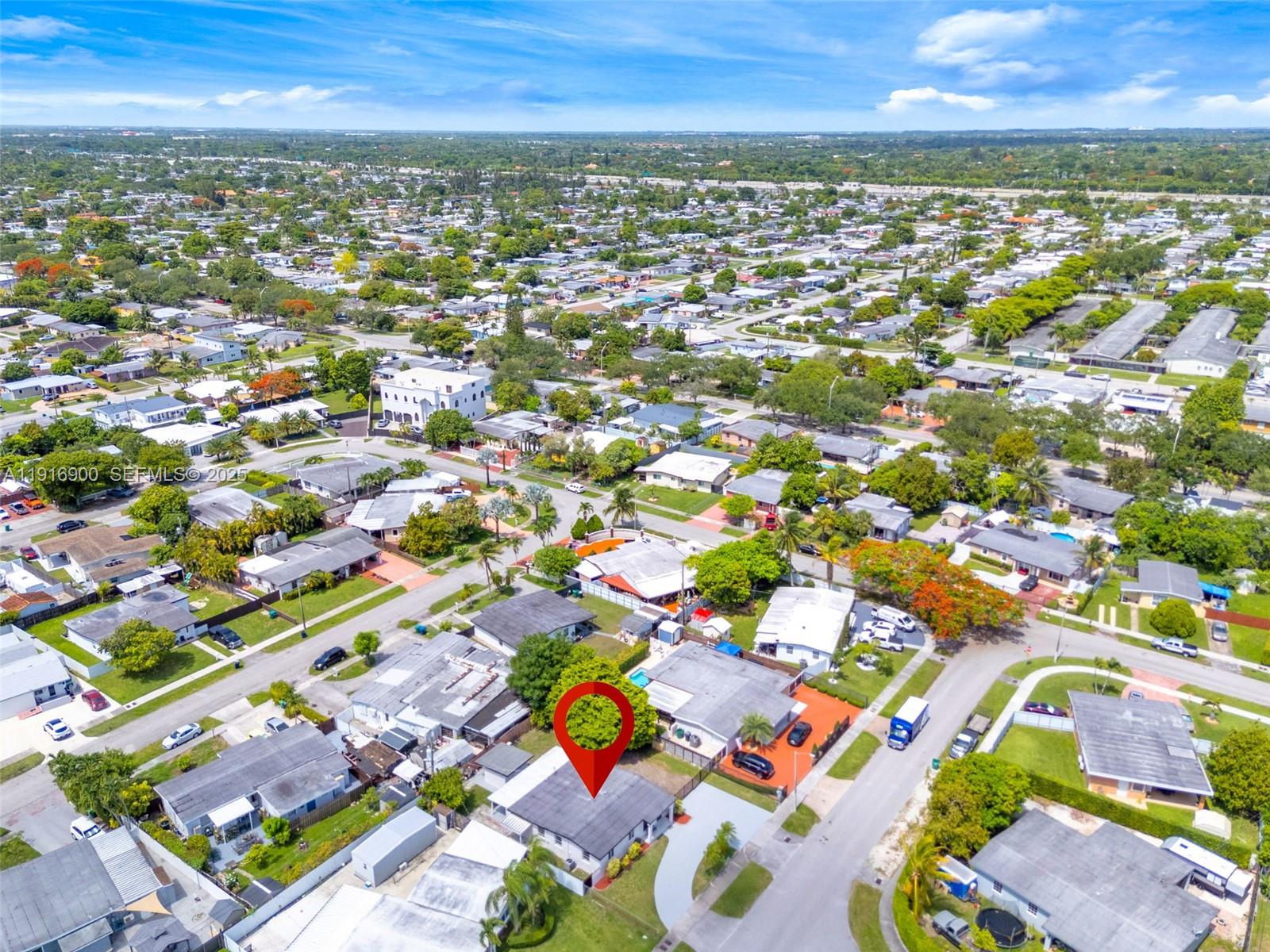 11030 Southwest 42nd Street Miami, FL 33165 - Photo 33 of 34 an aerial view of residential houses with outdoor space