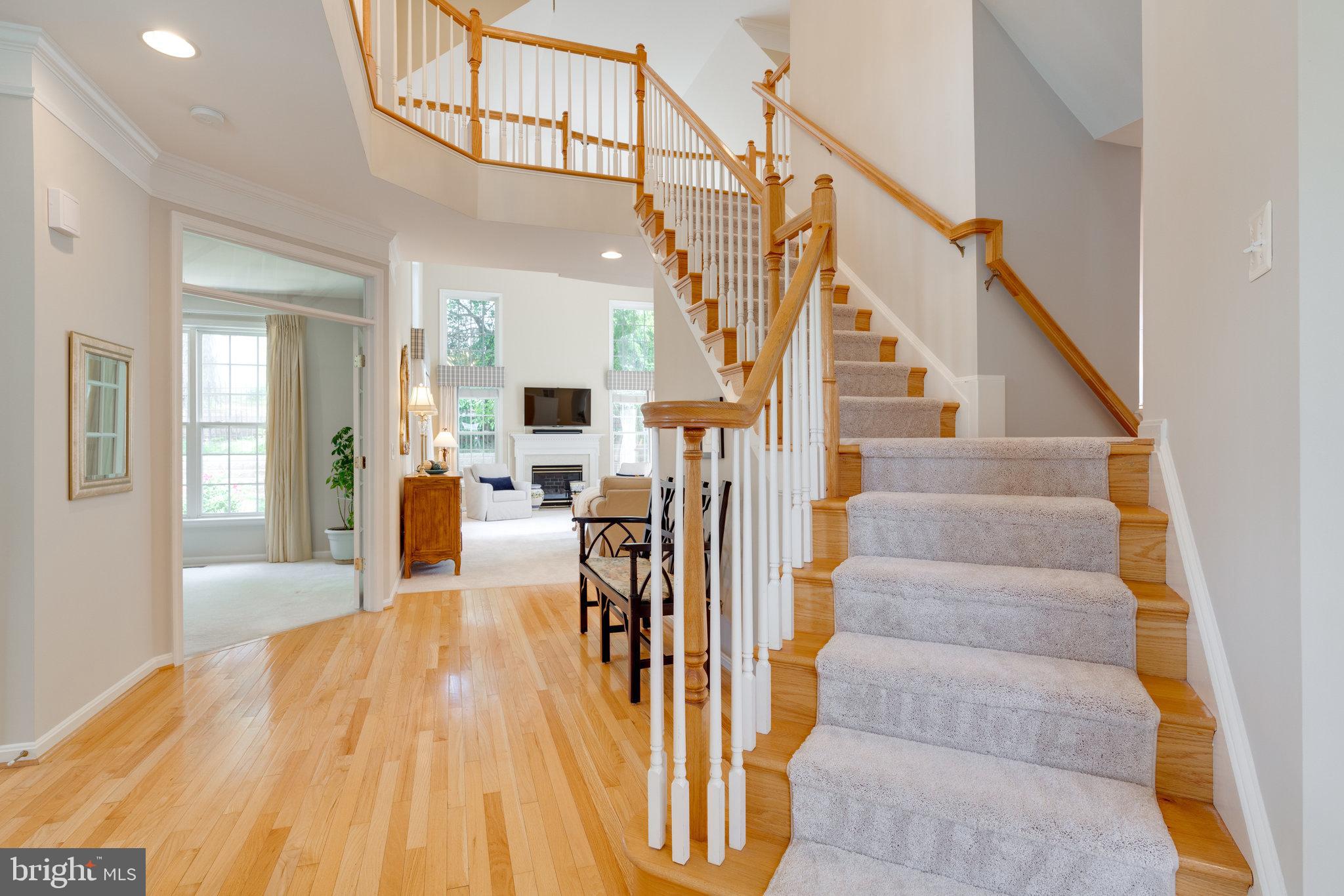 6241 Rolling Spring Court Springfield, VA 22152 - Photo 5 of 65 Entry foyer and grand staircase
