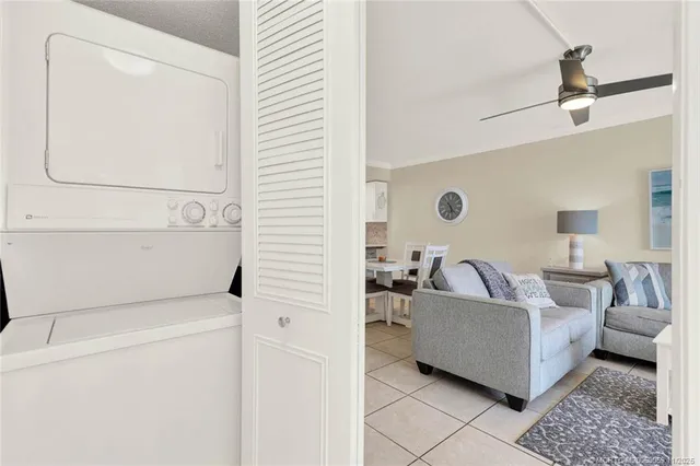 a view of a golf course with an ocean