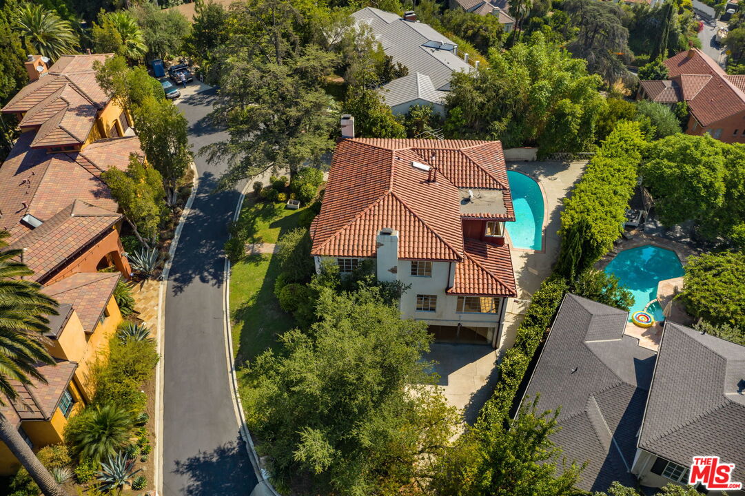 1968 Cummings Drive Los Angeles, CA 90027 - Photo 26 of 26 an aerial view of a house