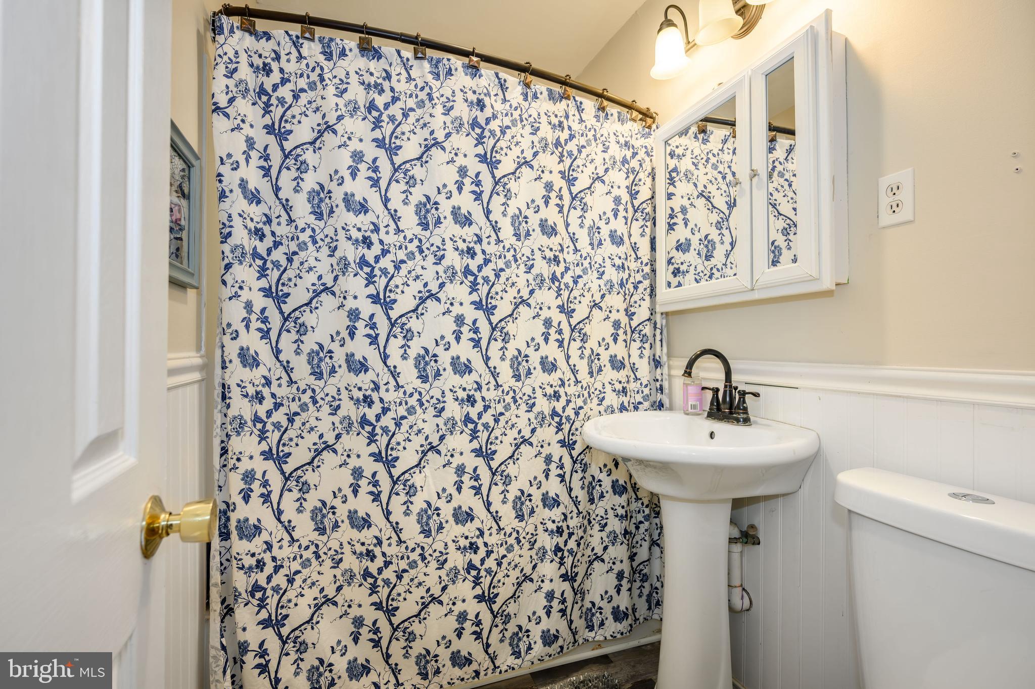 204 Long Point Road Stevensville, MD 21666 - Photo 23 of 34 a bathroom with a sink toilet and mirror