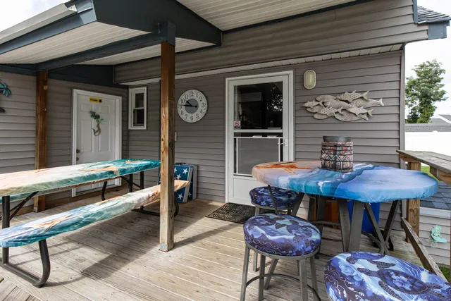 a view of outdoor space yard deck and patio