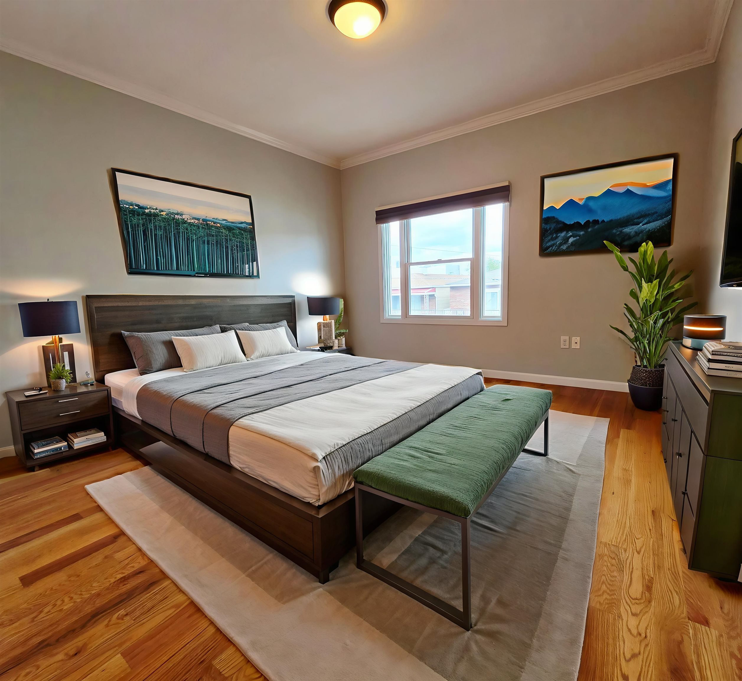 141 68th Street, Unit 7 Guttenberg, NJ 07093 - Photo 5 of 9 a bedroom with a bed and window