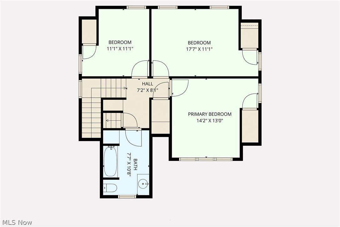 2214 Cleveland Road Wooster, OH 44691 - Photo 36 of 38 The upstairs floor plan.